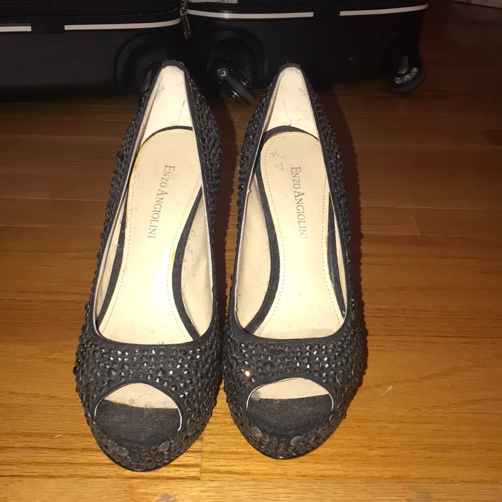 Enzo Angiolini Sparkle Heels